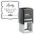 Framed Details Square Self-Inking Address Stamp