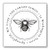 Honeybee Round Self-Inking Address Stamp