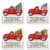 Red Trucks Diecut Address Labels (4 Designs)