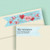 Arrow Hearts Wrap Around Diecut Address Labels