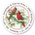 Cardinals Round Address Labels