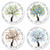 Seasons of Trees Round Address Labels (4 Designs)