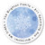 Snowflake Round Address Labels