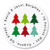 Oh Christmas Tree Round Address Label