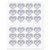 Pastel Rainbow Personalized Heart Stickers