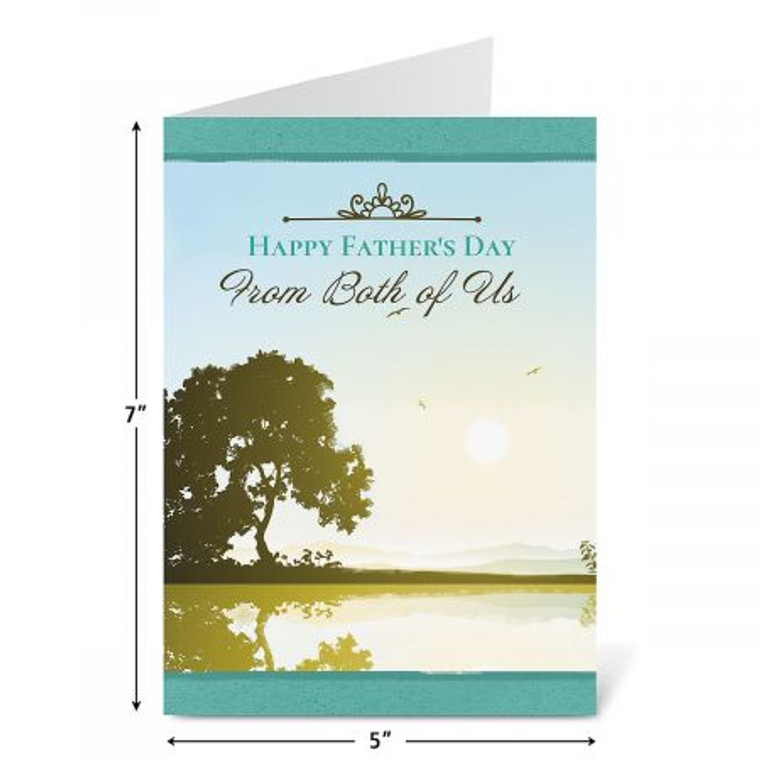 To Dad From Both Father's Day Card