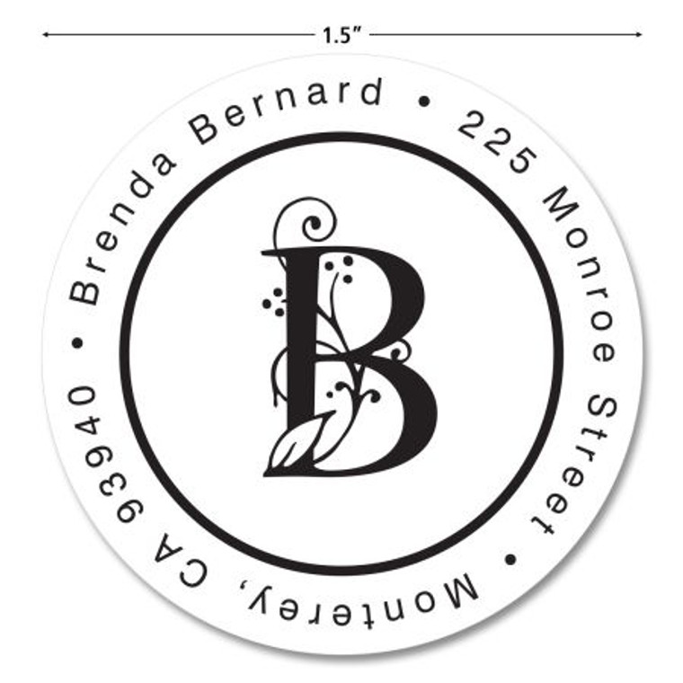 Formal Initial Round Address Label