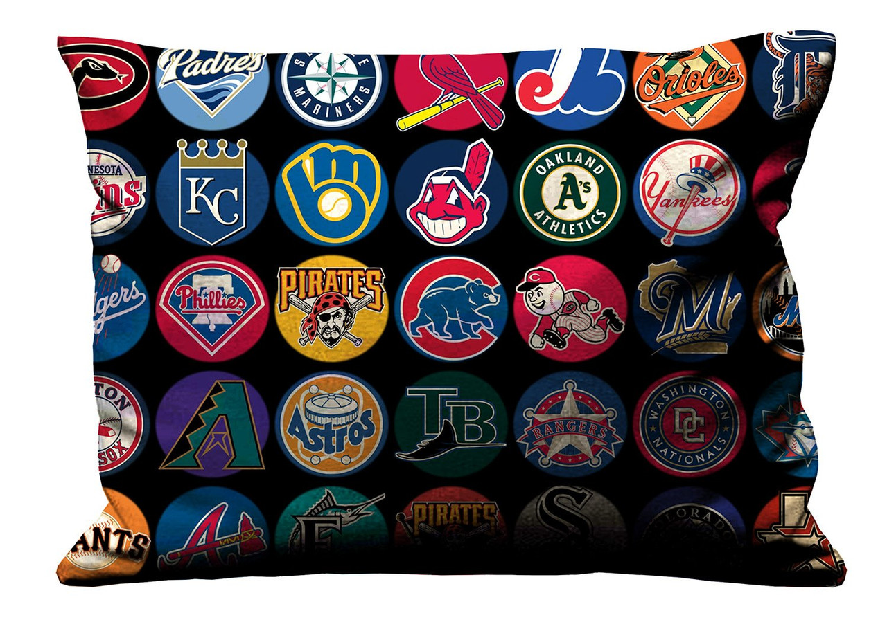 MLB HOCKEY TEAM LOGO Pillow Case Cover Recta