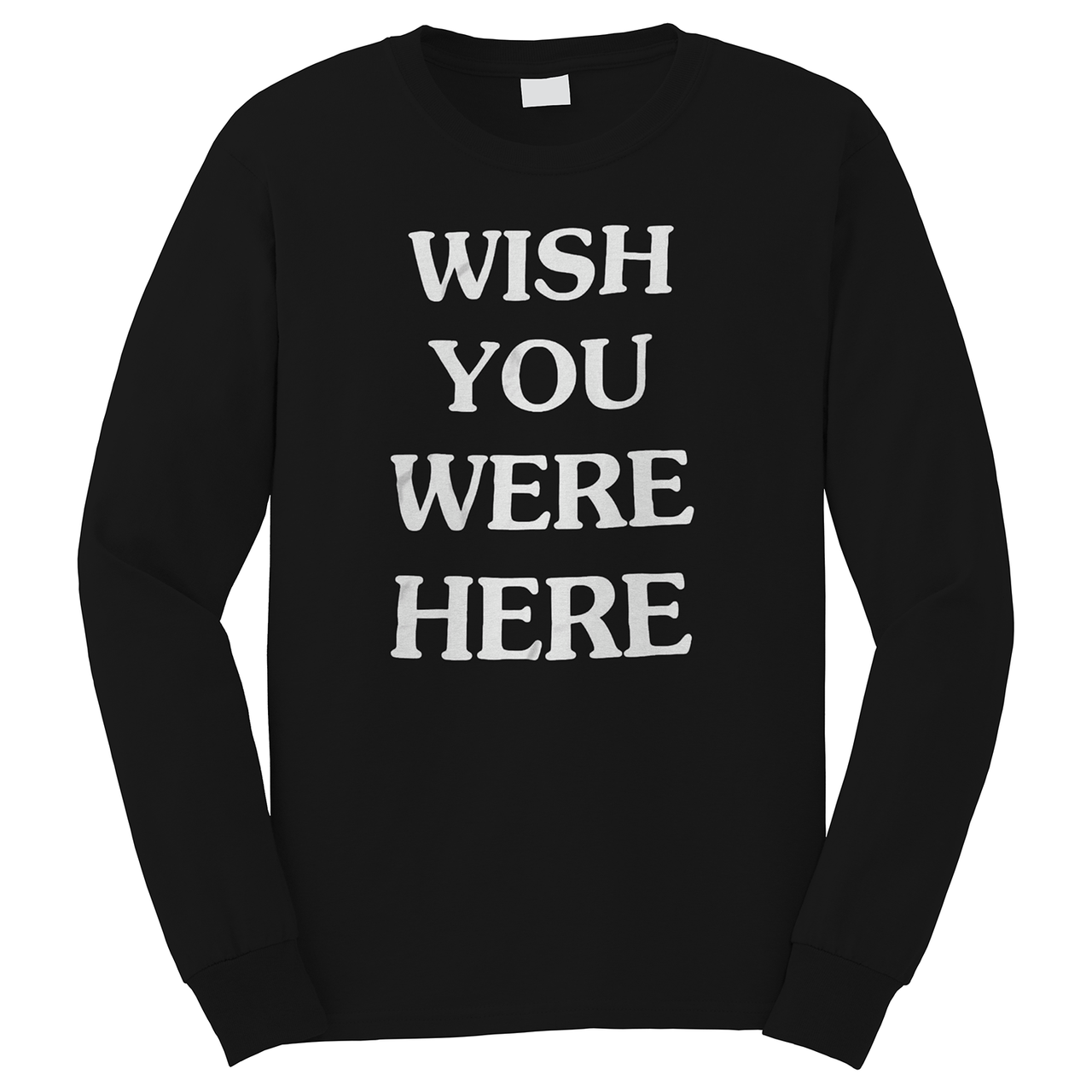 Travis Scott Astroworld Wish You Were Here L/S Tee Black Men's