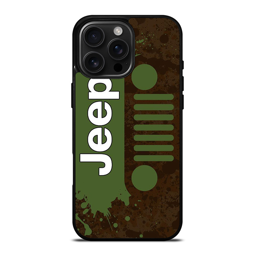 JEEP WRANGLER LOGO GREEN iPhone 16 Pro Max Case JEEP WRANGLER LOGO GREEN iPhone 16 Pro Max Case