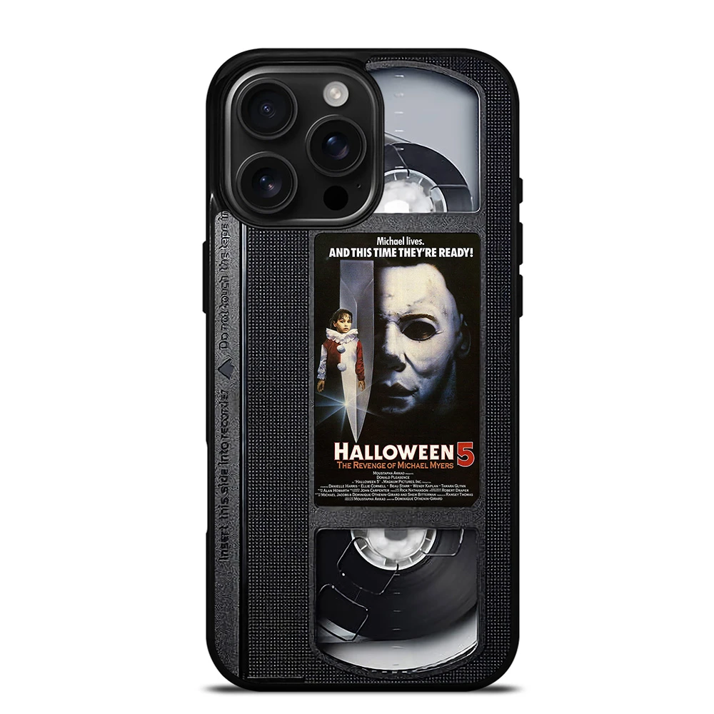 MICHAEL MYERS HALLOWEEN VHS TAPE iPhone 16 Pro Max Case MICHAEL MYERS HALLOWEEN VHS TAPE iPhone 16 Pro Max Case