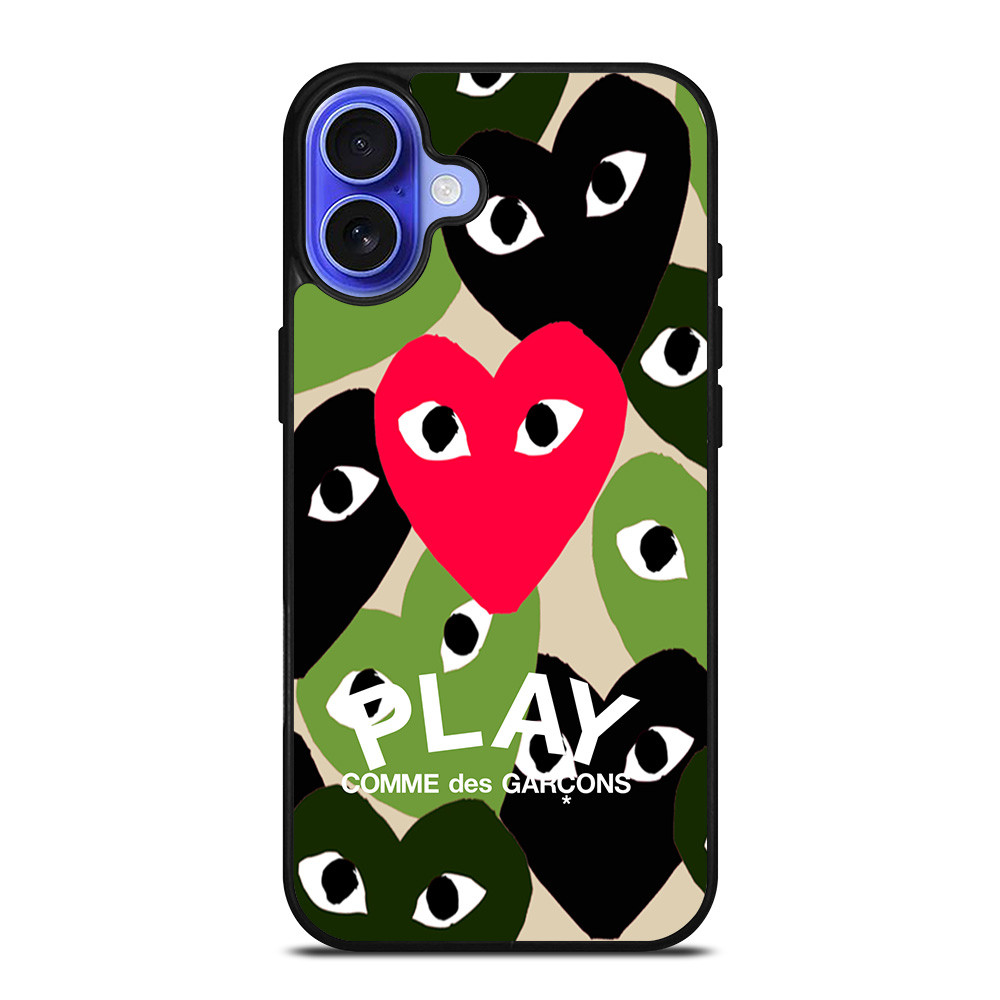 COMME DES GARCONS PLAY BAPE iPhone 16 Case COMME DES GARCONS PLAY BAPE iPhone 16 Case