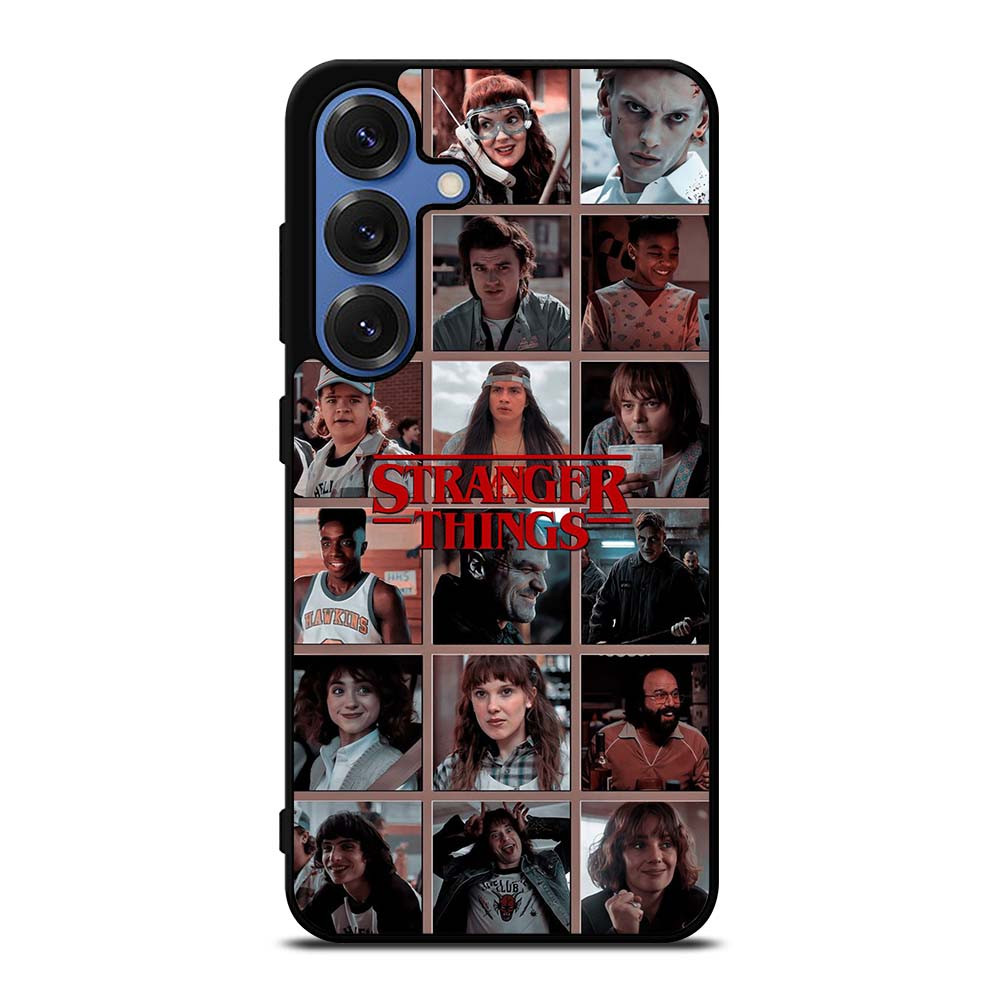 STRANGER THINGS ALL CHARACTER Samsung Galaxy S25 Case STRANGER THINGS ALL CHARACTER Samsung Galaxy S25 Case