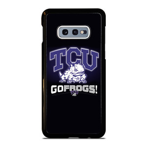 TCU HORNED FROGS COLLEGE Samsung Galaxy S10 Case TCU HORNED FROGS COLLEGE Samsung Galaxy S10 Case