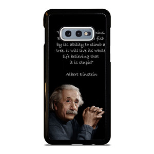 THE GENIUS ALBERT EINSTEIN QUOTE Samsung Galaxy S10 Case