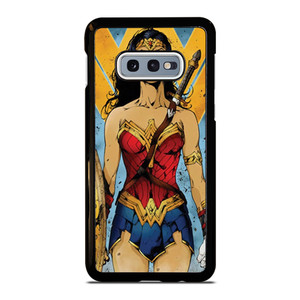 WONDER WOMAN DIANA COMIC Samsung Galaxy S10 Case WONDER WOMAN DIANA COMIC Samsung Galaxy S10 Case