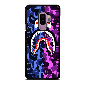 BAPE SHARK LOGO BLUE VIOLET Samsung Galaxy S9 Plus Case BAPE SHARK LOGO BLUE VIOLET Samsung Galaxy S9 Plus Case