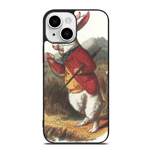 WHITE RABBIT ALICE IN WONDERLAND Disney iPhone 13 Mini Case WHITE RABBIT ALICE IN WONDERLAND Disney iPhone 13 Mini Case