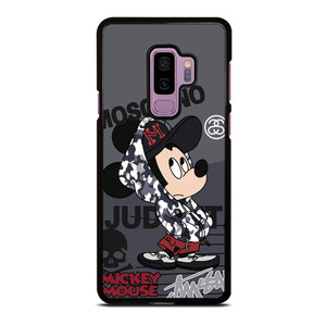MICKEY MOUSE CAMO X MOSCHINO X STUSSY Samsung Galaxy S9 Plus Case MICKEY MOUSE CAMO X MOSCHINO X STUSSY Samsung Galaxy S9 Plus Case