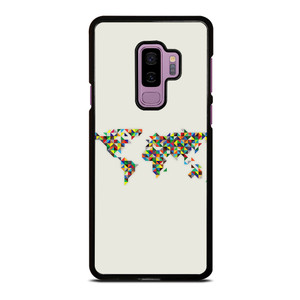 MINIMALISTIC WORLD MAP Samsung Galaxy S9 Plus Case