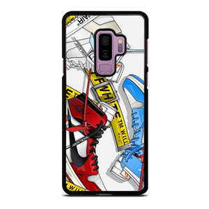 OFF WHITE AIR JORDAN SHOES Samsung Galaxy S9 Plus Case