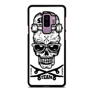 SKULL SKATEBOARD TEAM LOGO Samsung Galaxy S9 Plus Case