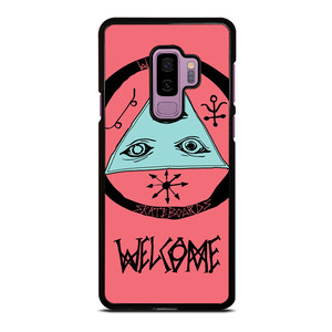 WELCOME SKATEBOARDS LOGO PINK Samsung Galaxy S9 Plus Case WELCOME SKATEBOARDS LOGO PINK Samsung Galaxy S9 Plus Case