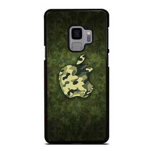 APPLE LOGO CAMO GREEN Samsung Galaxy S9 Case APPLE LOGO CAMO GREEN Samsung Galaxy S9 Case