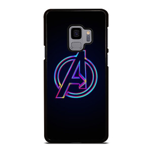 AVENGERS LOGO RAINBOW COLOR Samsung Galaxy S9 Case AVENGERS LOGO RAINBOW COLOR Samsung Galaxy S9 Case