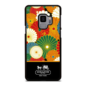 COACH NEW YORK COLORFUL FLORAL LOGO Samsung Galaxy S9 Case