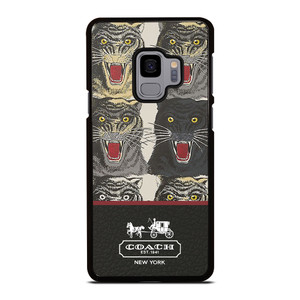 COACH NEW YORK TIGER FACE PATTERN Samsung Galaxy S9 Case