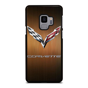 CORVETTE WOODEN LOGO Samsung Galaxy S9 Case