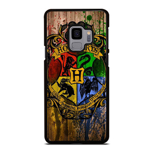 HOGWARTS HARRY POTTER LOGO WOOD Samsung Galaxy S9 Case