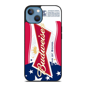 BUDWEISER AMERICAN FLAG LOGO iPhone 13 Case BUDWEISER AMERICAN FLAG LOGO iPhone 13 Case