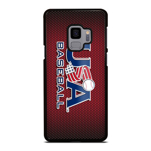 MAJOR BASEBALL LEAGUE LOGO RED Samsung Galaxy S9 Case