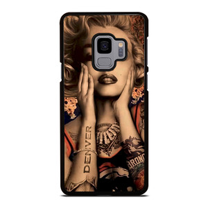 MARILYN MONROE TATTOO FAN ART Samsung Galaxy S9 Case