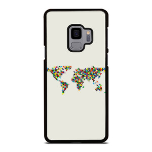 MINIMALISTIC WORLD MAP Samsung Galaxy S9 Case