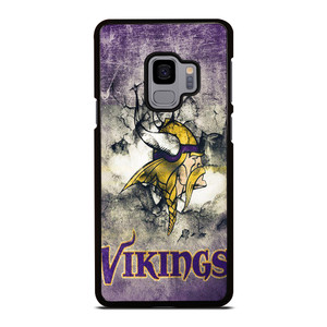 MINNESOTA VIKINGS GRUNGE LOGO Samsung Galaxy S9 Case MINNESOTA VIKINGS GRUNGE LOGO Samsung Galaxy S9 Case