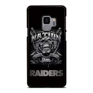 OAKLAND RAIDERS BLACK ONE NATION Samsung Galaxy S9 Case