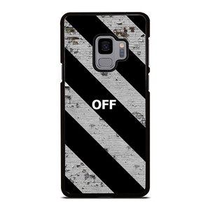 OFF WHITE LOGO STRIPE Samsung Galaxy S9 Case