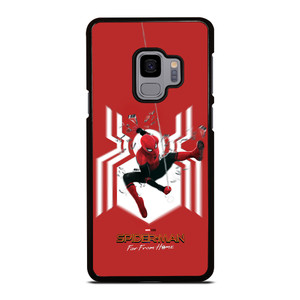 SPIDERMAN FAR FROM HOME LOGO RED ACTION Samsung Galaxy S9 Case