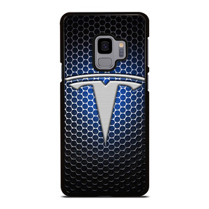 TESLA LOGO BLUE LIGHT Samsung Galaxy S9 Case