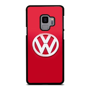 VW VOLKSWAGEN LOGO RED Samsung Galaxy S9 Case VW VOLKSWAGEN LOGO RED Samsung Galaxy S9 Case