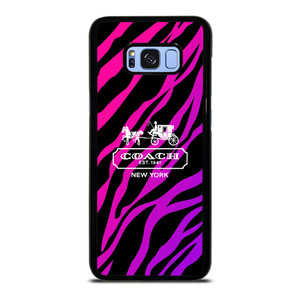 COACH NEW YORK BLACK VIOLET Samsung Galaxy S8 Plus Case COACH NEW YORK BLACK VIOLET Samsung Galaxy S8 Plus Case