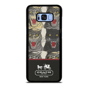COACH NEW YORK TIGER FACE PATTERN Samsung Galaxy S8 Plus Case
