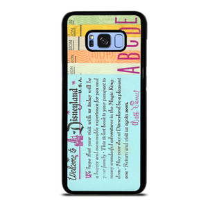 DISNEY WORLD TICKET BOOK Samsung Galaxy S8 Plus Case DISNEY WORLD TICKET BOOK Samsung Galaxy S8 Plus Case