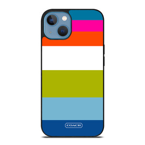 COACH NEW YORK STRIPE iPhone 13 Case