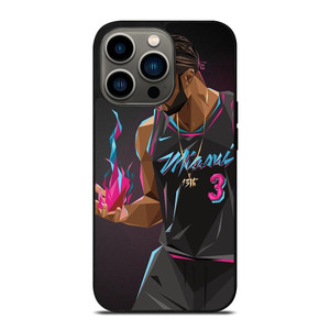 DWYANE WADE MIAMI HEAT ART iPhone 13 Pro Case DWYANE WADE MIAMI HEAT ART iPhone 13 Pro Case