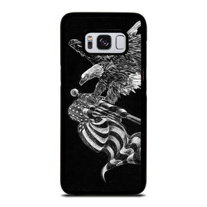 AMERICAN FLAG EAGLE SKETCH Samsung Galaxy S8 Case AMERICAN FLAG EAGLE SKETCH Samsung Galaxy S8 Case