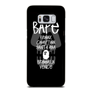BAPE BLACK SKULL STUSSY Samsung Galaxy S8 Case BAPE BLACK SKULL STUSSY Samsung Galaxy S8 Case